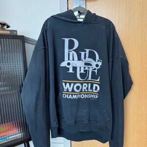 Rhude "World Championship" Hoodie - Washed Black